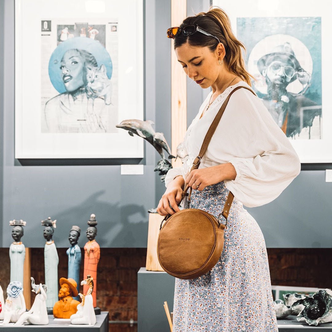 ROWDY's Round Sling Bag: A Chic and Convenient Accessory for