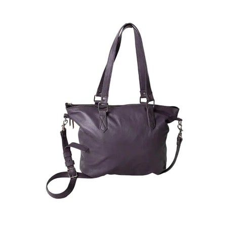 Amethyst Leather Crossbody Bag — Subscriber Exclusive leather