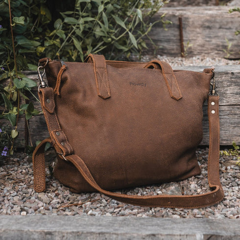 Mountain Crossbody Bag leather