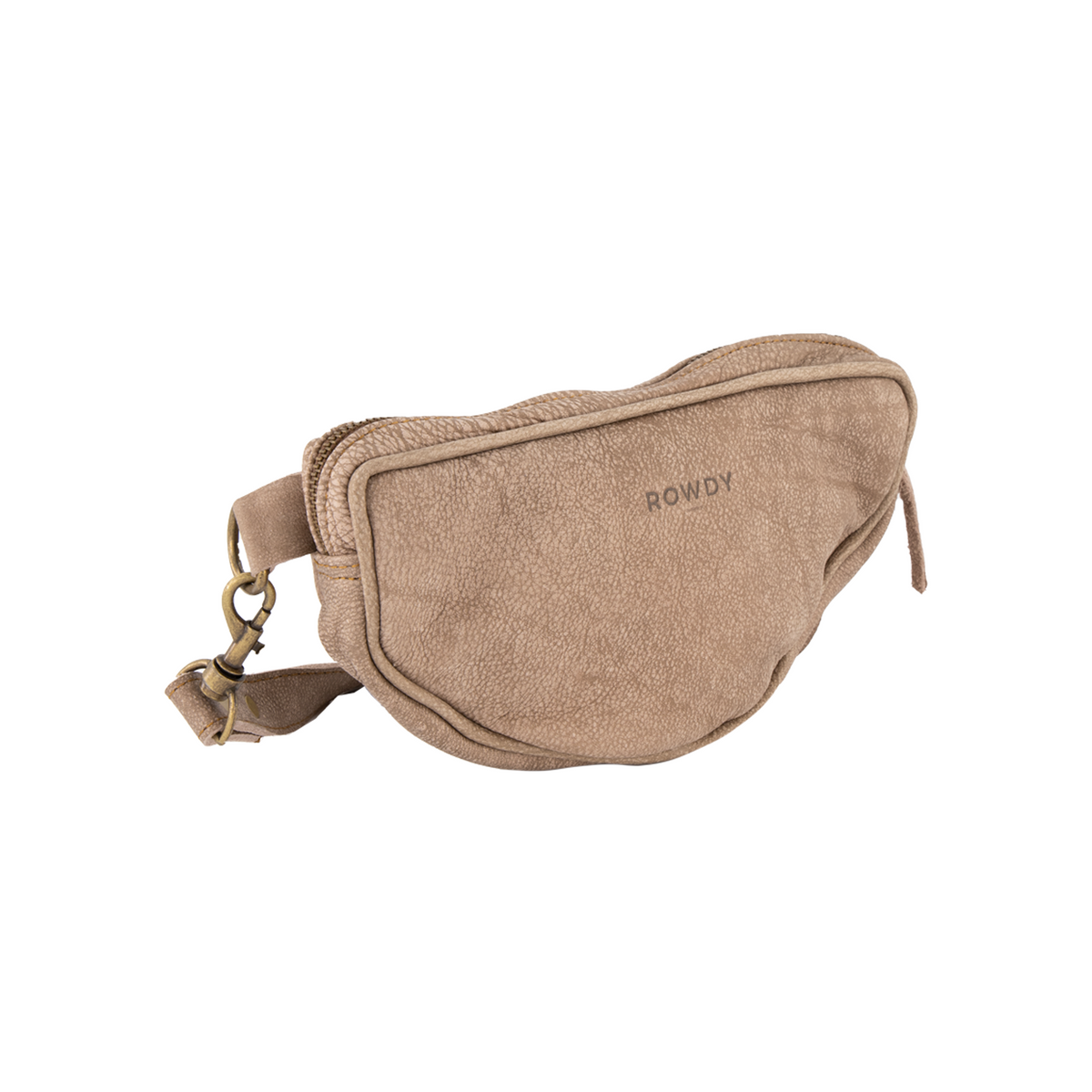 Boulder Soft Leather Bum Bag Soft Velvety Nubuck ROWDY bags