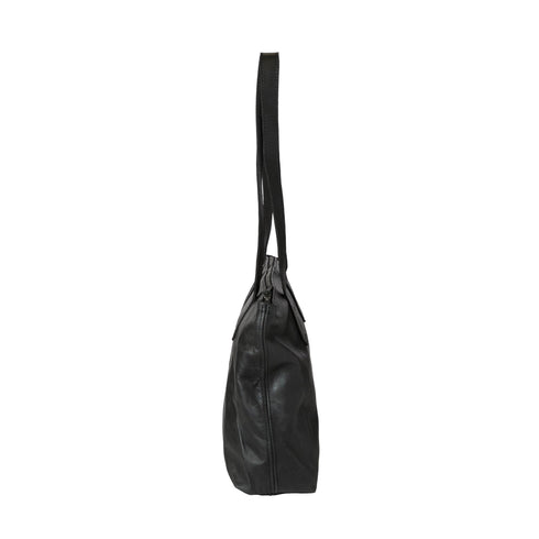 Charcoal Tote Bag leather