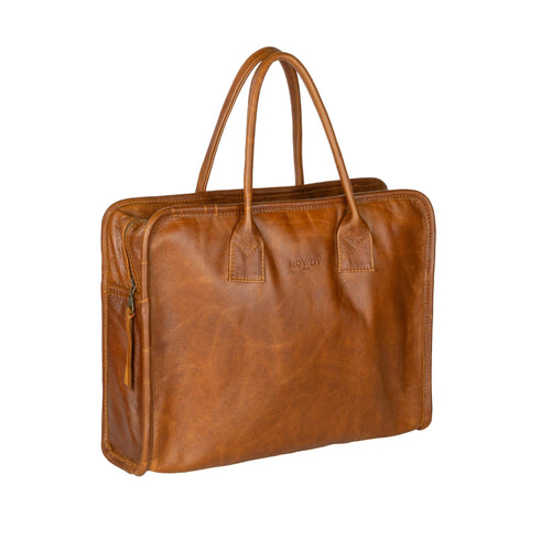 Briefcase / Cedar leather