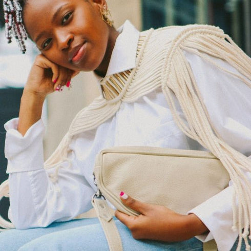 Stone Bum Bag leather