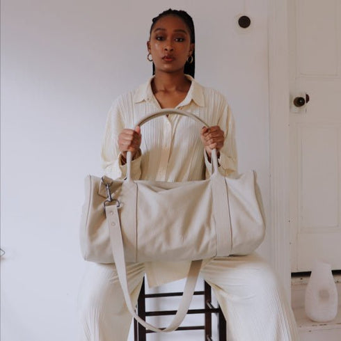 Stone Duffel Bag leather