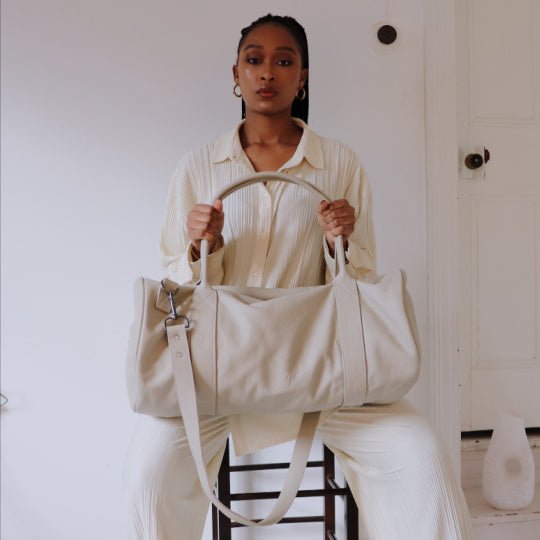 Stone Duffel Bag leather