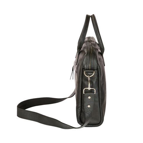 Charcoal Laptop Bag leather