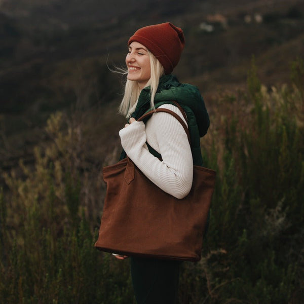Mountain Shopper Bag leather