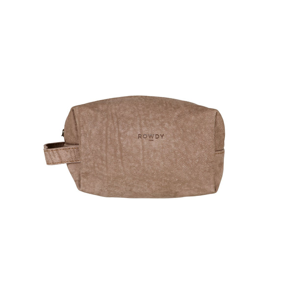 Wash Bag / Boulder leather
