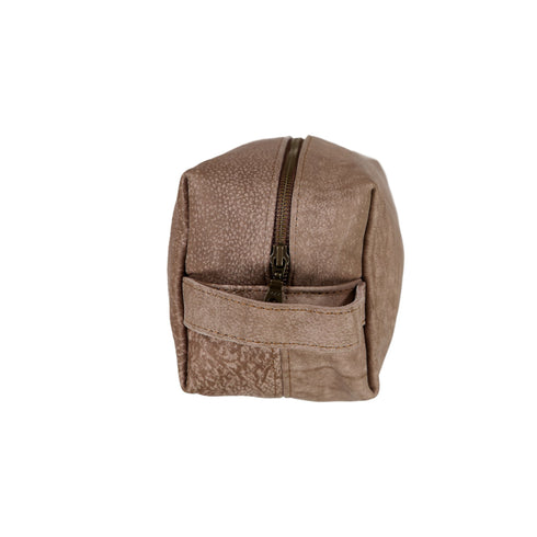 Wash Bag / Boulder leather
