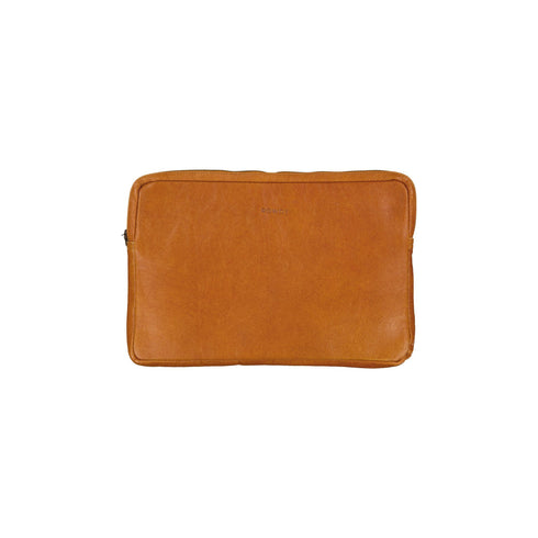 Laptop Sleeve / Amber leather