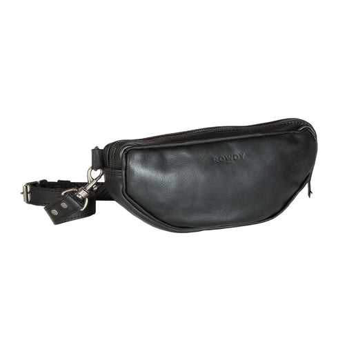Charcoal Bum Bag leather