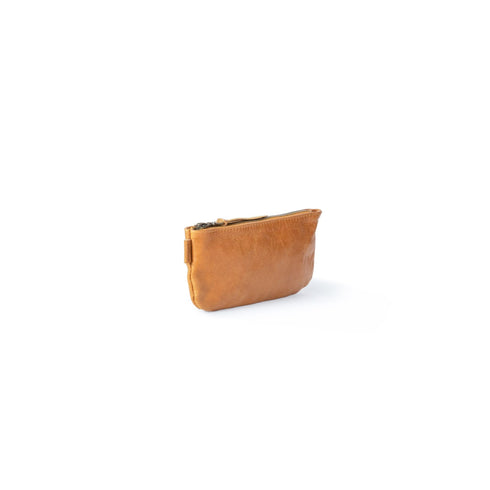 Travel Pouch / Amber leather