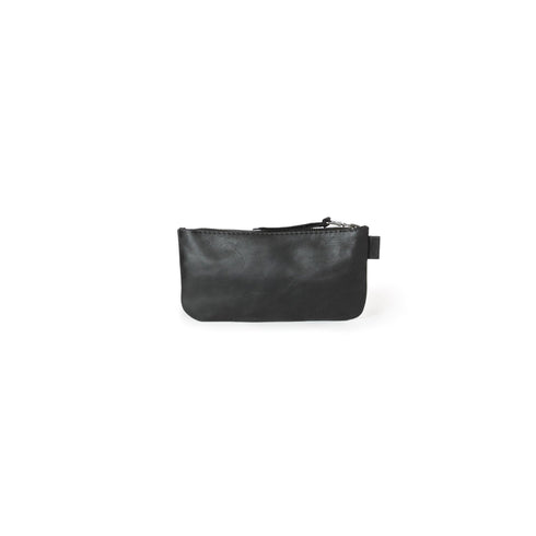 Travel Pouch / Charcoal leather