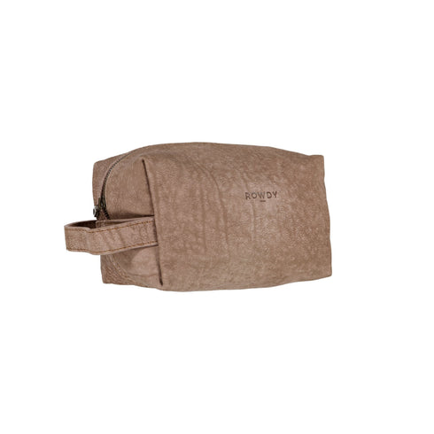 Wash Bag / Boulder leather