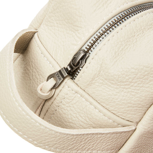 Wash Bag / Stone leather