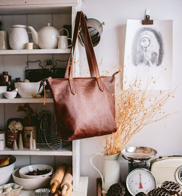 Aniline Leather Bags - ROWDY BAGS UK