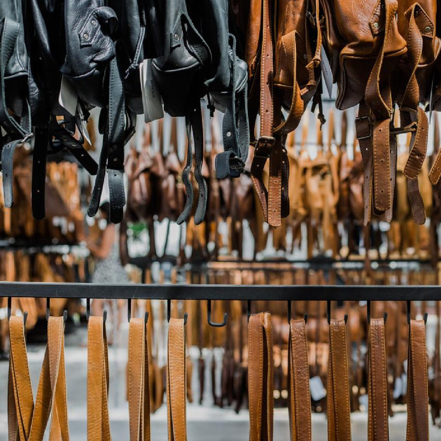 Leather bags from ROWDY bags UK