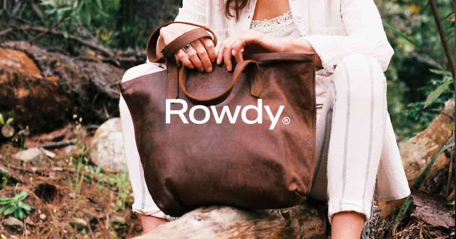 Leather Tote Bags - ROWDY BAGS UK