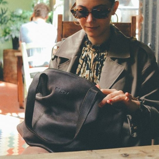 Nubuck Leather Bags - ROWDY BAGS UK