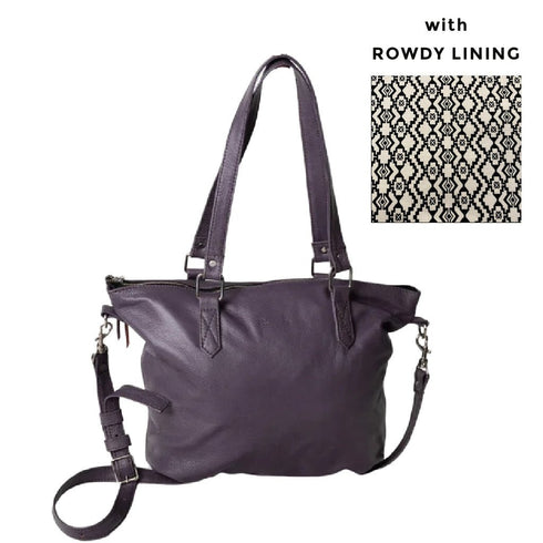 Amethyst Leather Crossbody Bag — Subscriber Exclusive leather