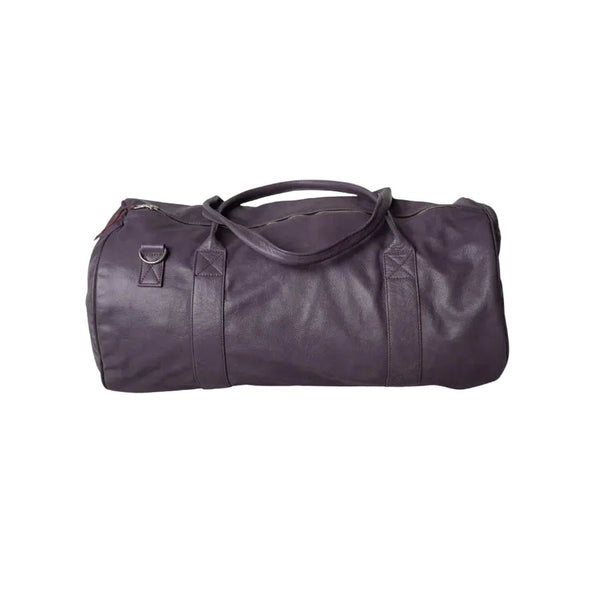 Amethyst Leather Duffel Bag — Subscriber Exclusive leather