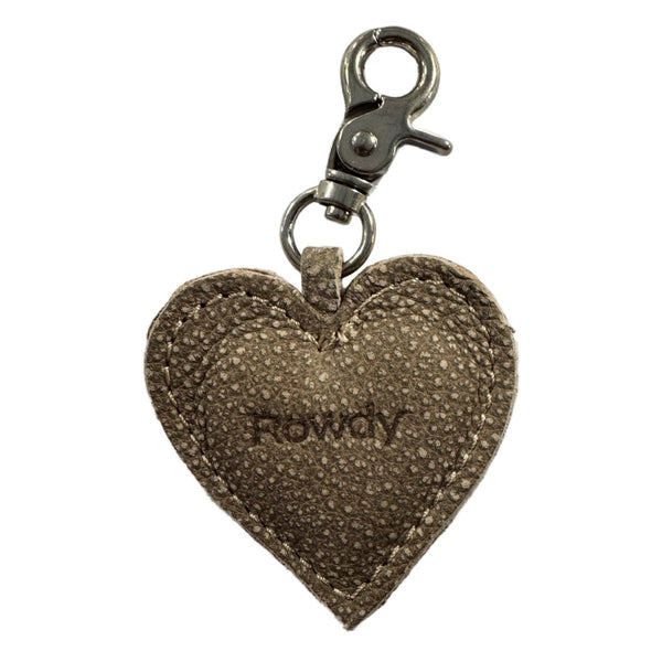 Boulder Keychain leather