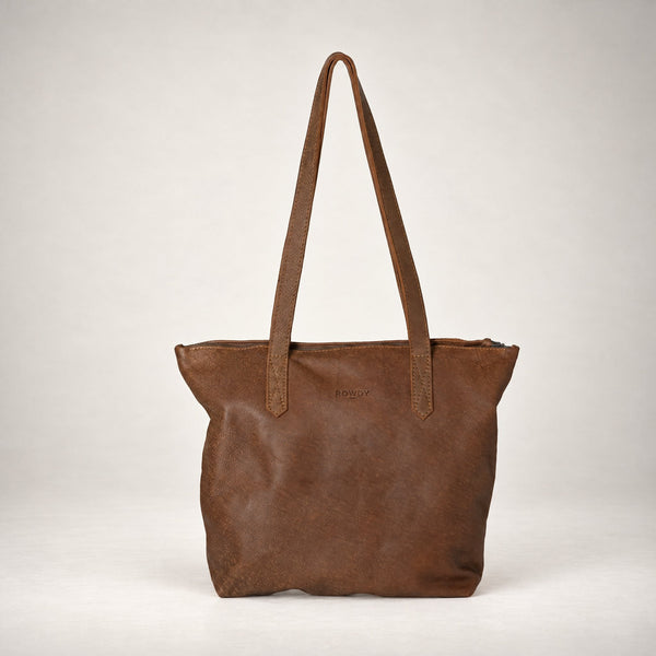 Leather Tote Bag in Mountain