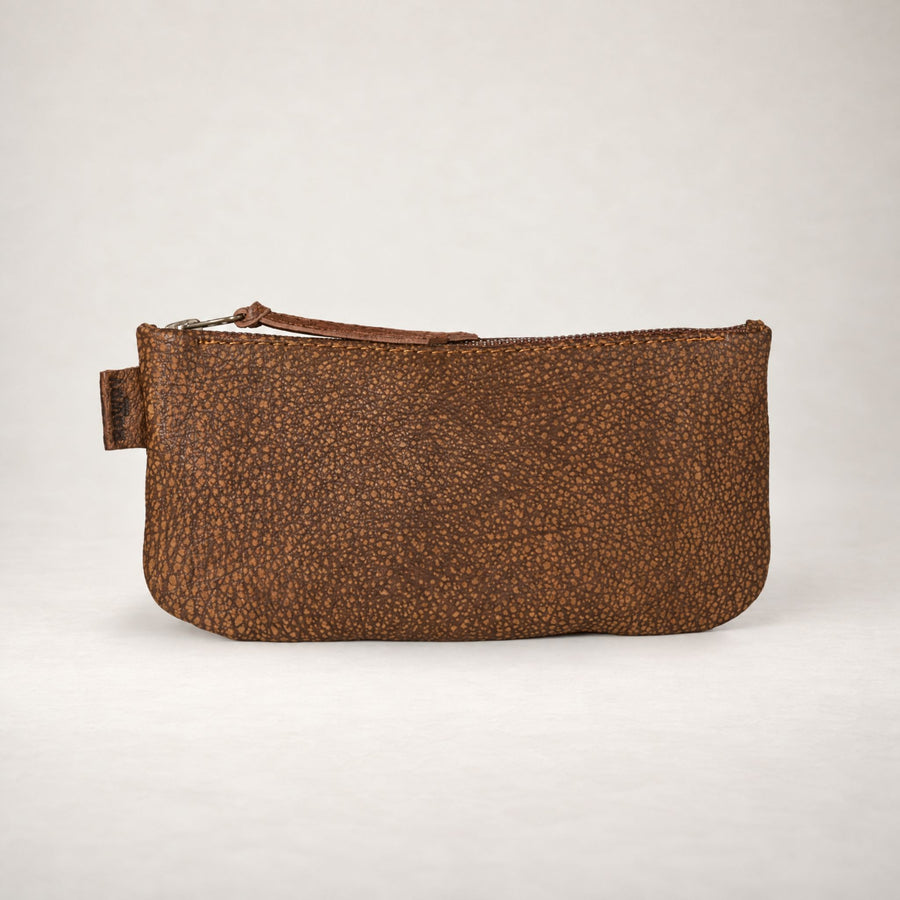 Leather Travel Pouch in Mountain