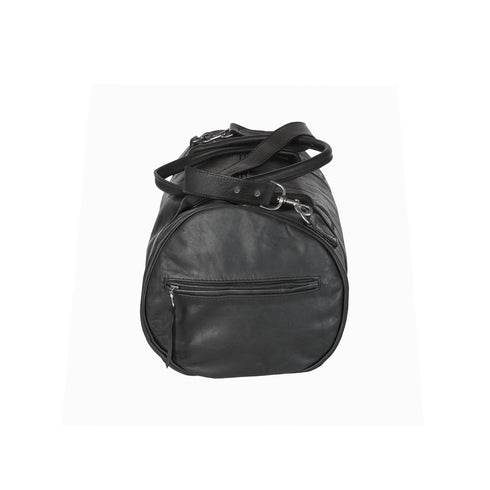 Charcoal Duffel Bag leather