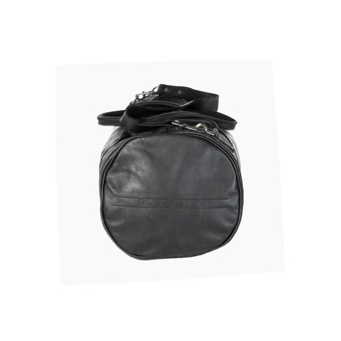 Charcoal Duffel Bag leather