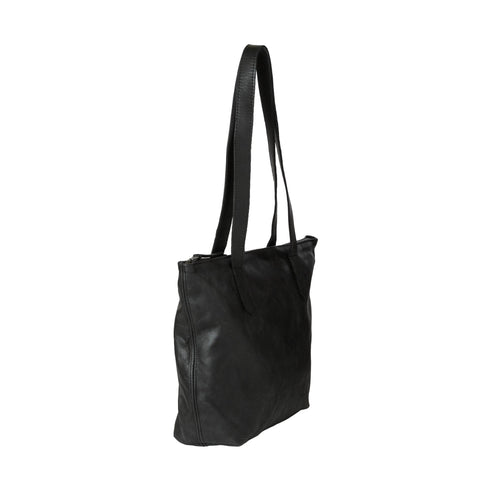 Charcoal Tote Bag leather