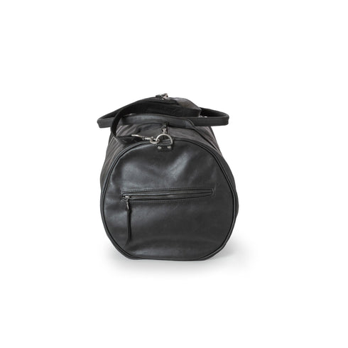 Charcoal Duffel Bag leather