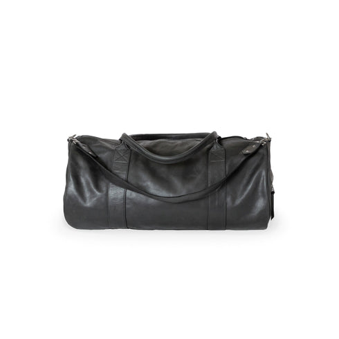 Charcoal Duffel Bag leather