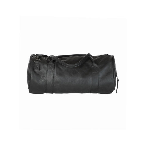 Charcoal Duffel Bag leather