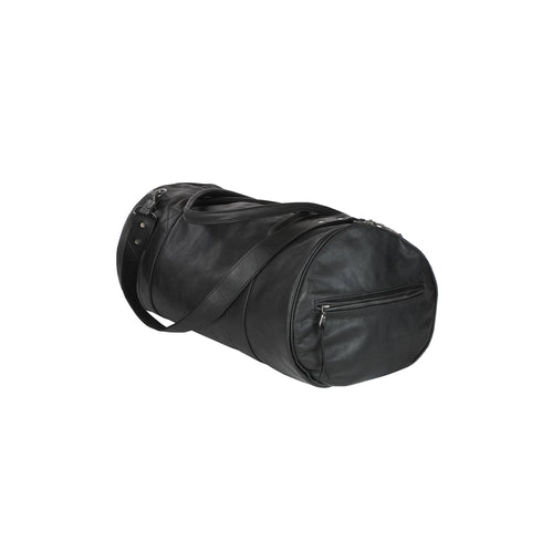 Charcoal Duffel Bag leather