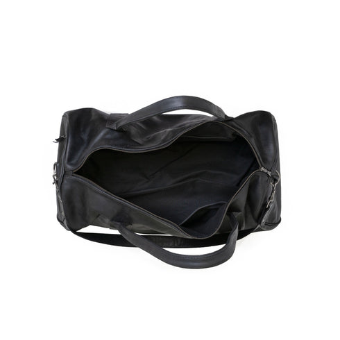 Charcoal Duffel Bag leather