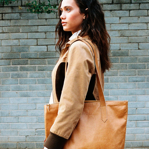 Amber Tote Bag leather