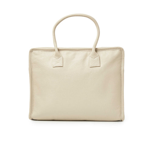 Briefcase / Stone leather