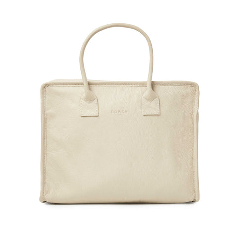 Briefcase / Stone leather