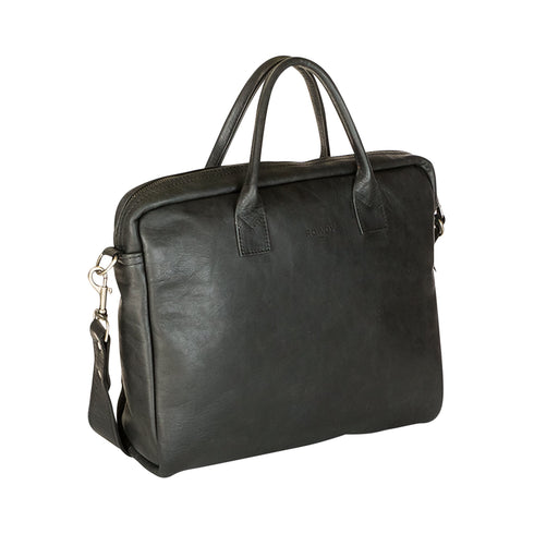 Charcoal Laptop Bag leather