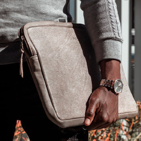 Laptop Sleeve / Boulder leather