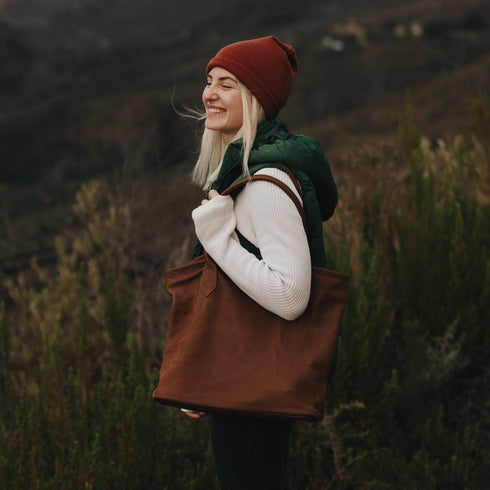 Mountain Shopper Bag leather