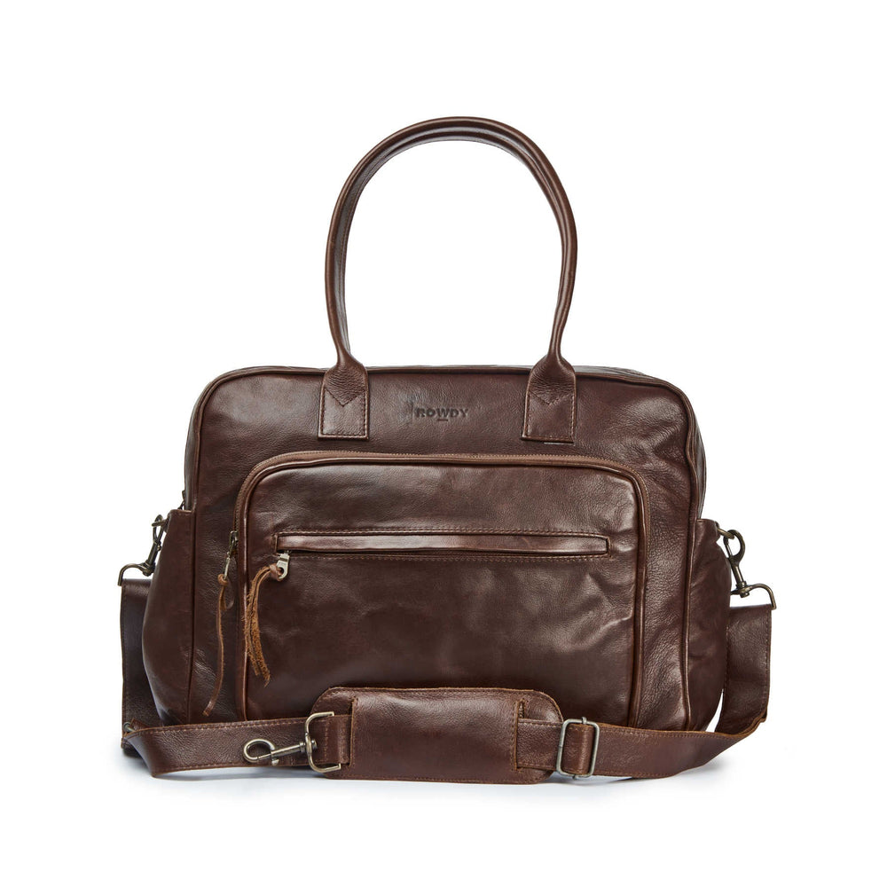 Leather shop overnight bags