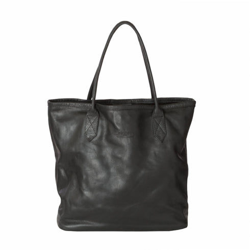 Charcoal Shopper Bag leather