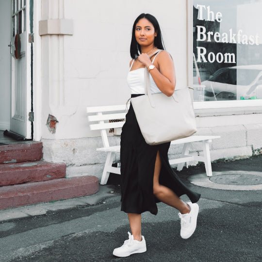 Stone Tote Bag leather