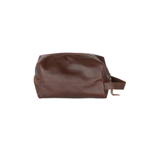 Wash Bag / Maple leather