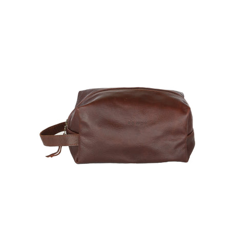 Wash Bag / Maple leather