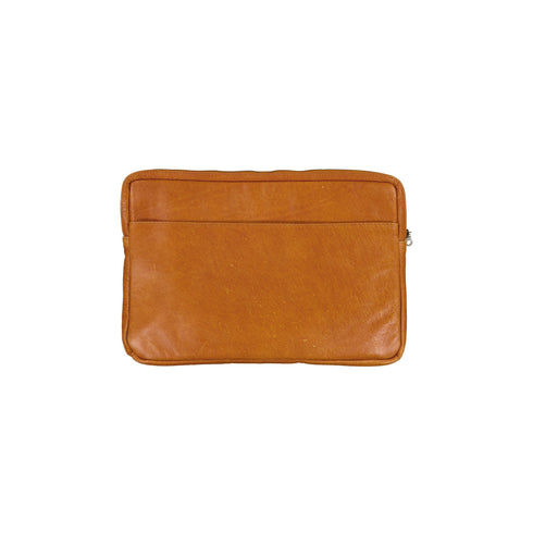 Laptop Sleeve / Amber leather