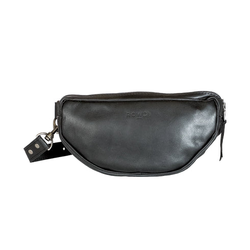 Charcoal Bum Bag leather