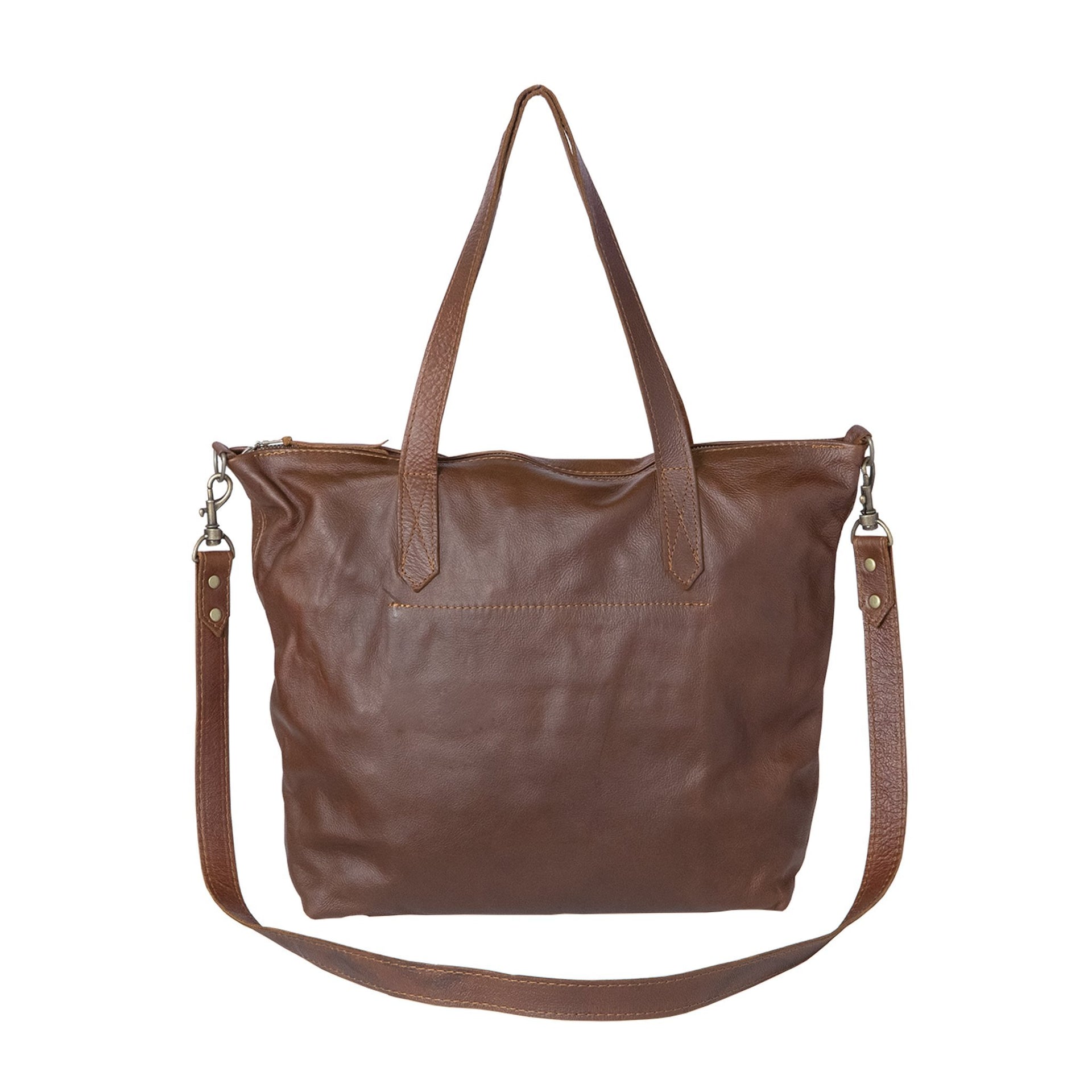 Crossbody Bag in Maple Leather Leather Crossbody Bags ROWDY BAGS